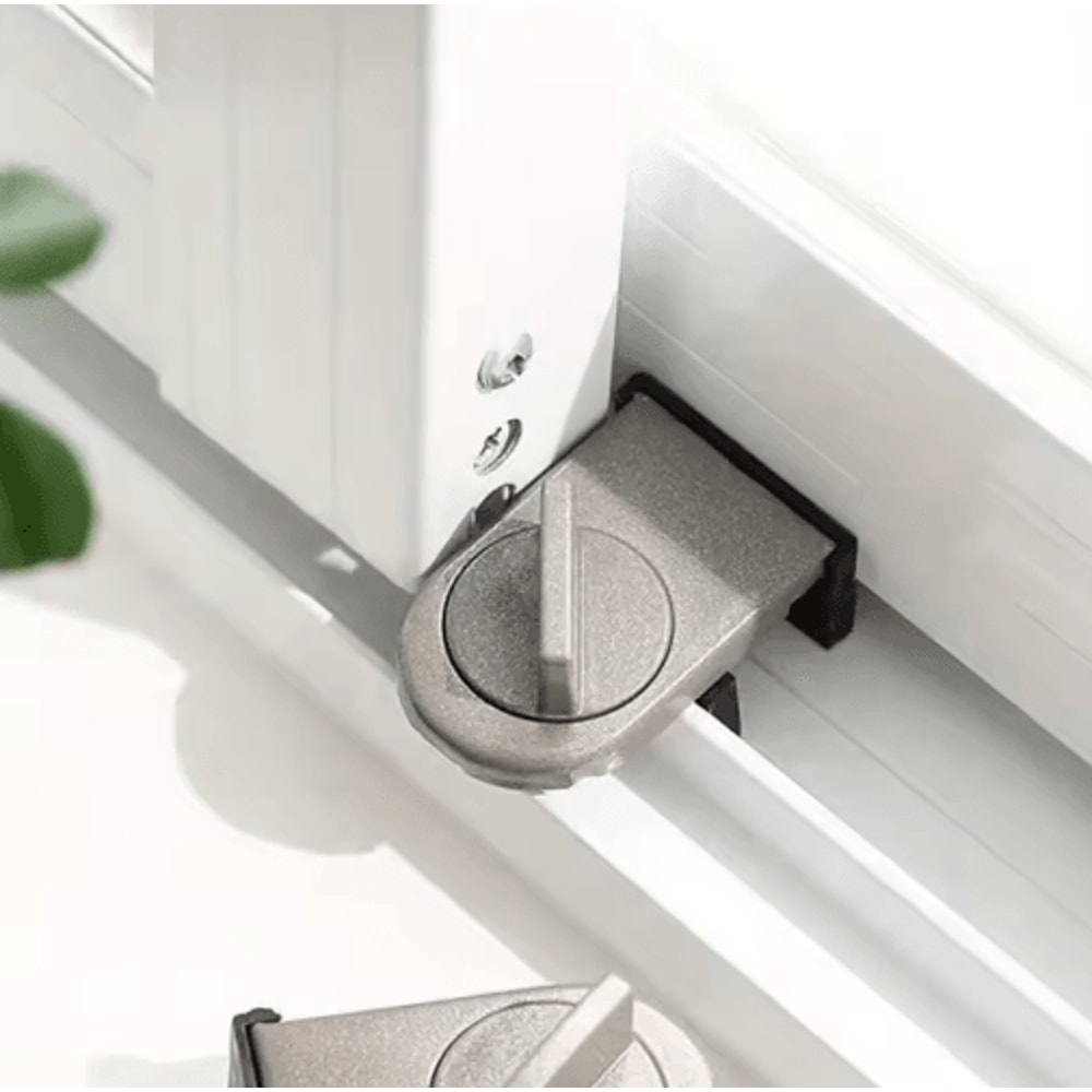 Adjustable Aluminum Window Safety Lock For Child Protection Security 6