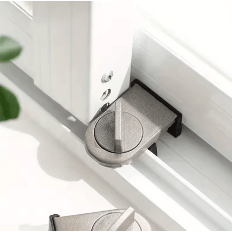 Adjustable Aluminum Window Safety Lock For Child Protection Security 6
