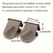 Adjustable Aluminum Window Safety Lock For Child Protection Security 7