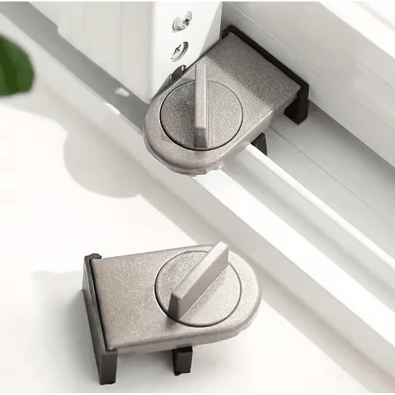 Adjustable Aluminum Window Safety Lock For Child Protection Security 0