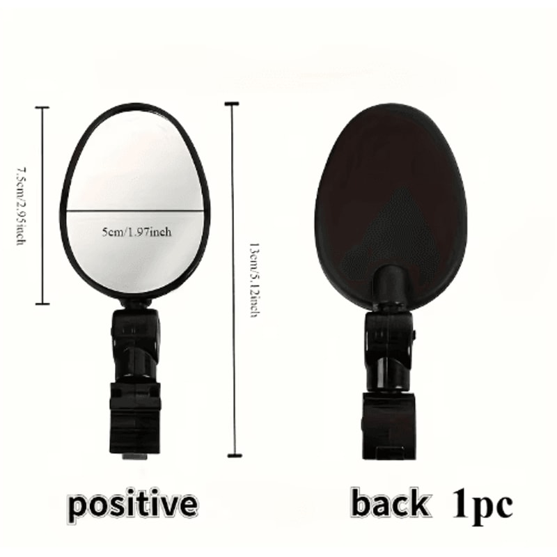 360 Rotatable Bike Rearview Mirror For Safer Cycling Visibility 7