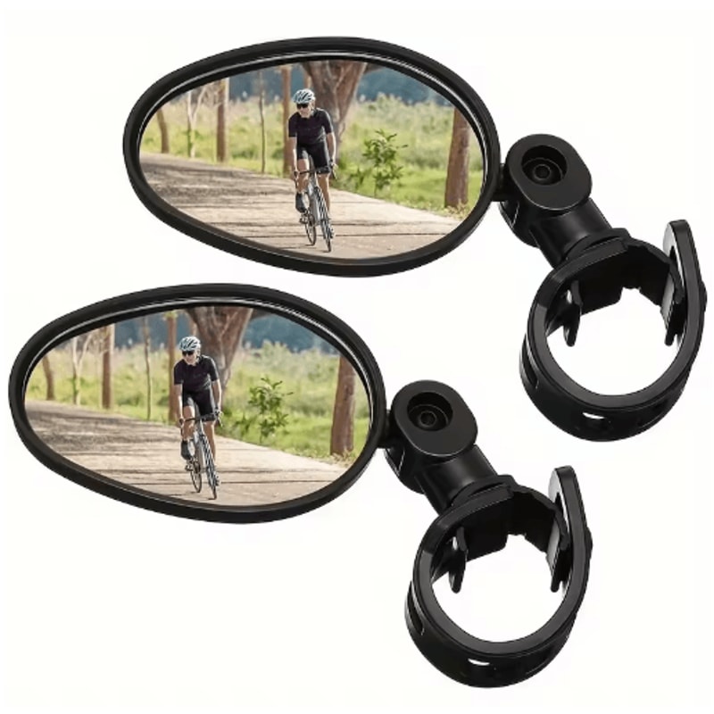 360 Rotatable Bike Rearview Mirror For Safer Cycling Visibility 0