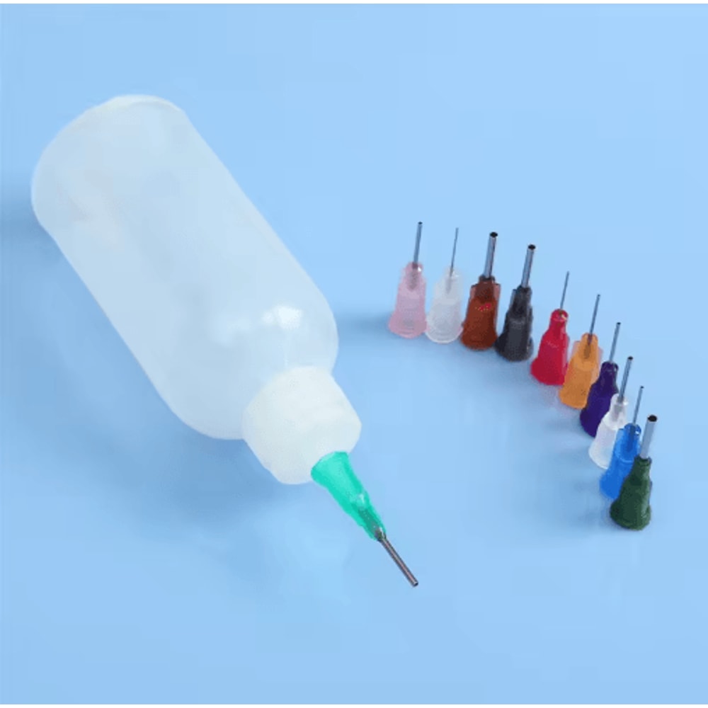 Precision Needle Tip Glue Bottle Set With 11 Tips For Accurate Dispensing 1