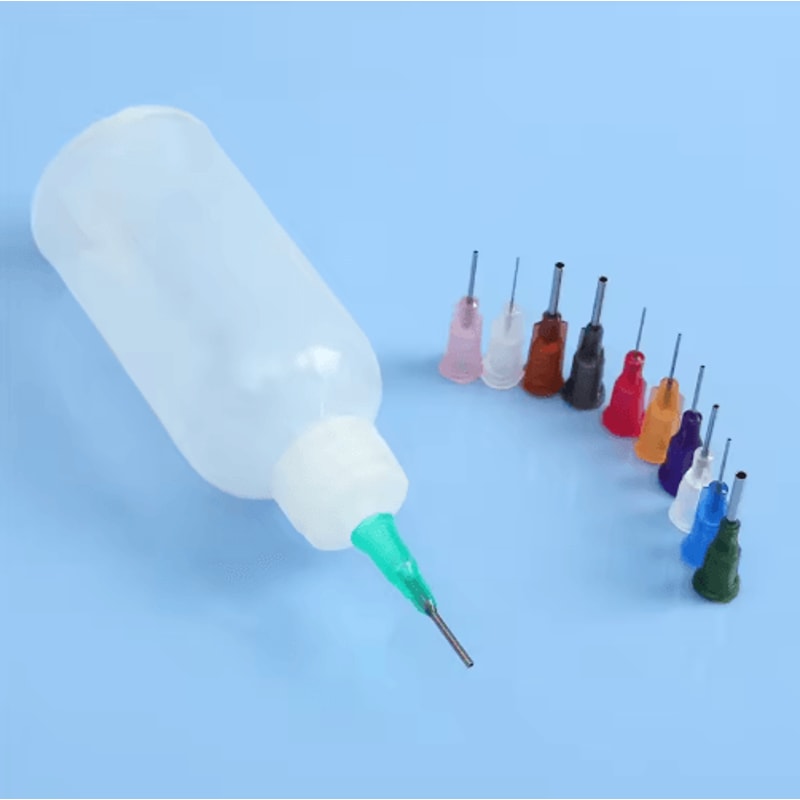 Precision Needle Tip Glue Bottle Set With 11 Tips For Accurate Dispensing 2