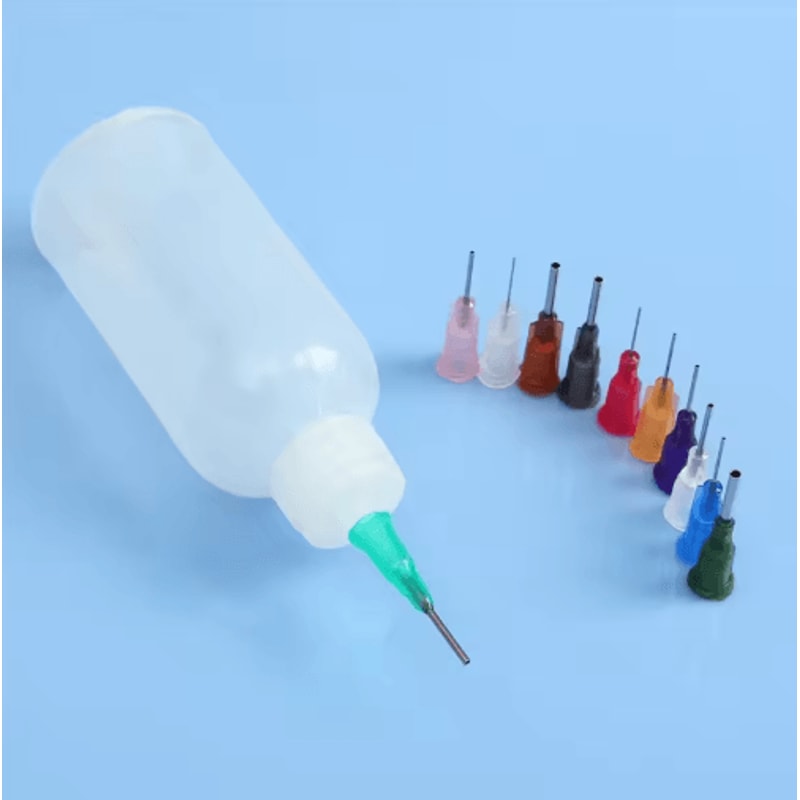 Precision Needle Tip Glue Bottle Set With 11 Tips For Accurate Dispensing 6