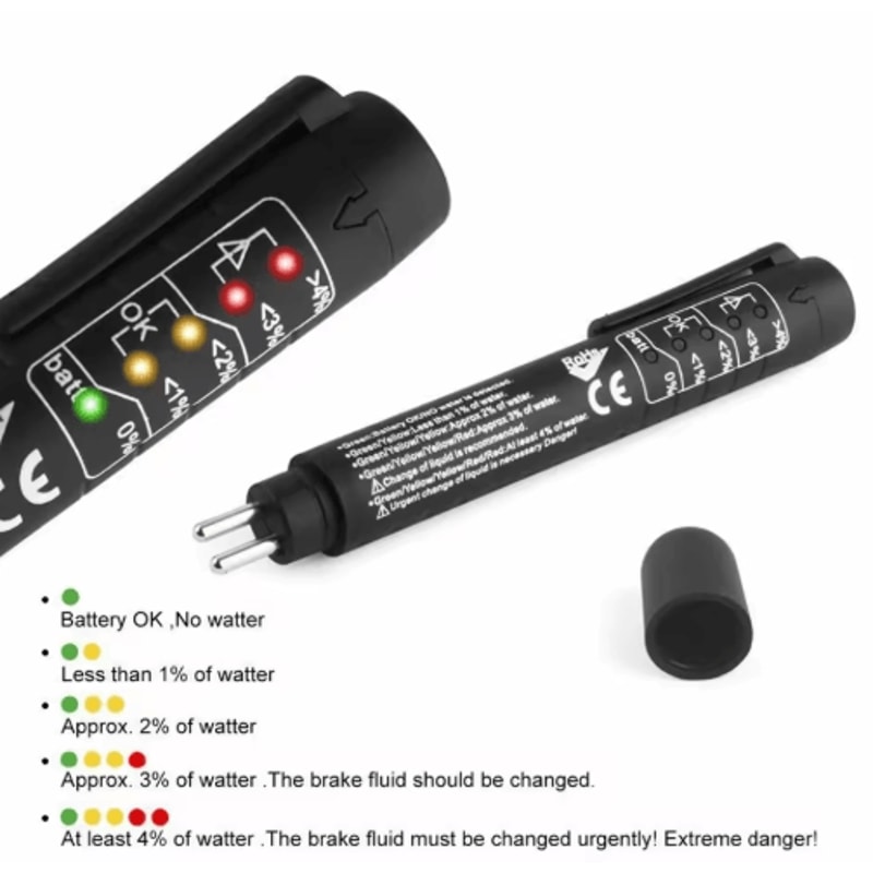Electronic Brake Fluid Tester Pen For Accurate Moisture Safety Checks 0