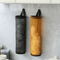 Wall Mounted Foldable Mesh Garbage Bag Holder With Hook Design 4