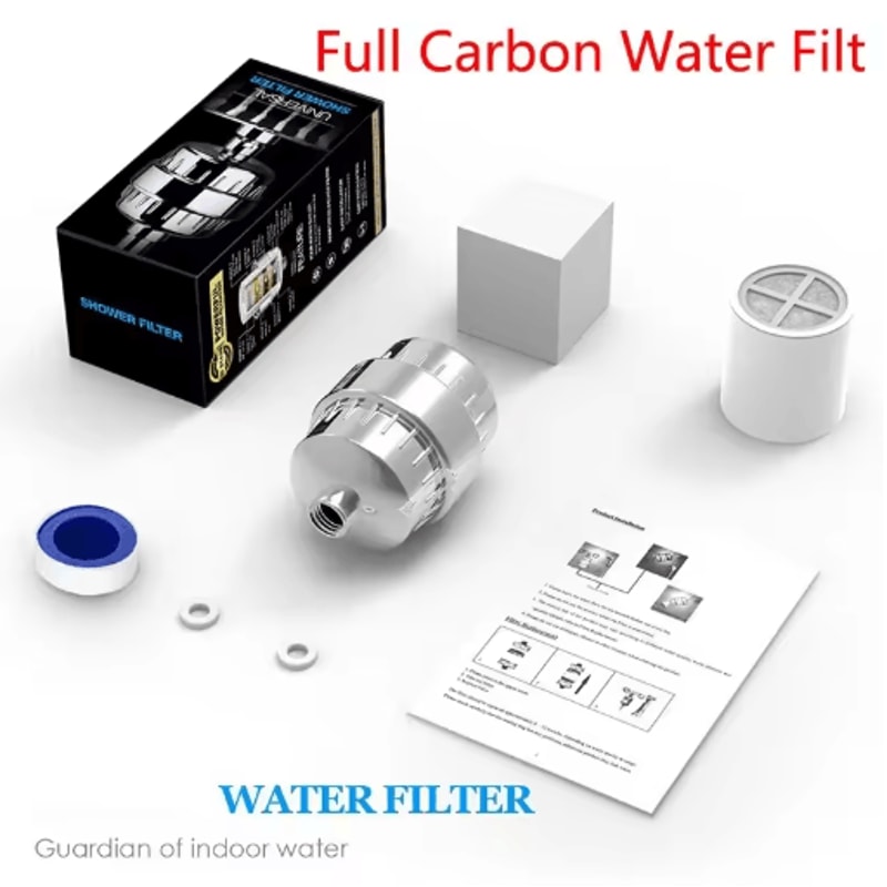 High Output Shower Water Filter For Chlorine Removal Softer Skin 6