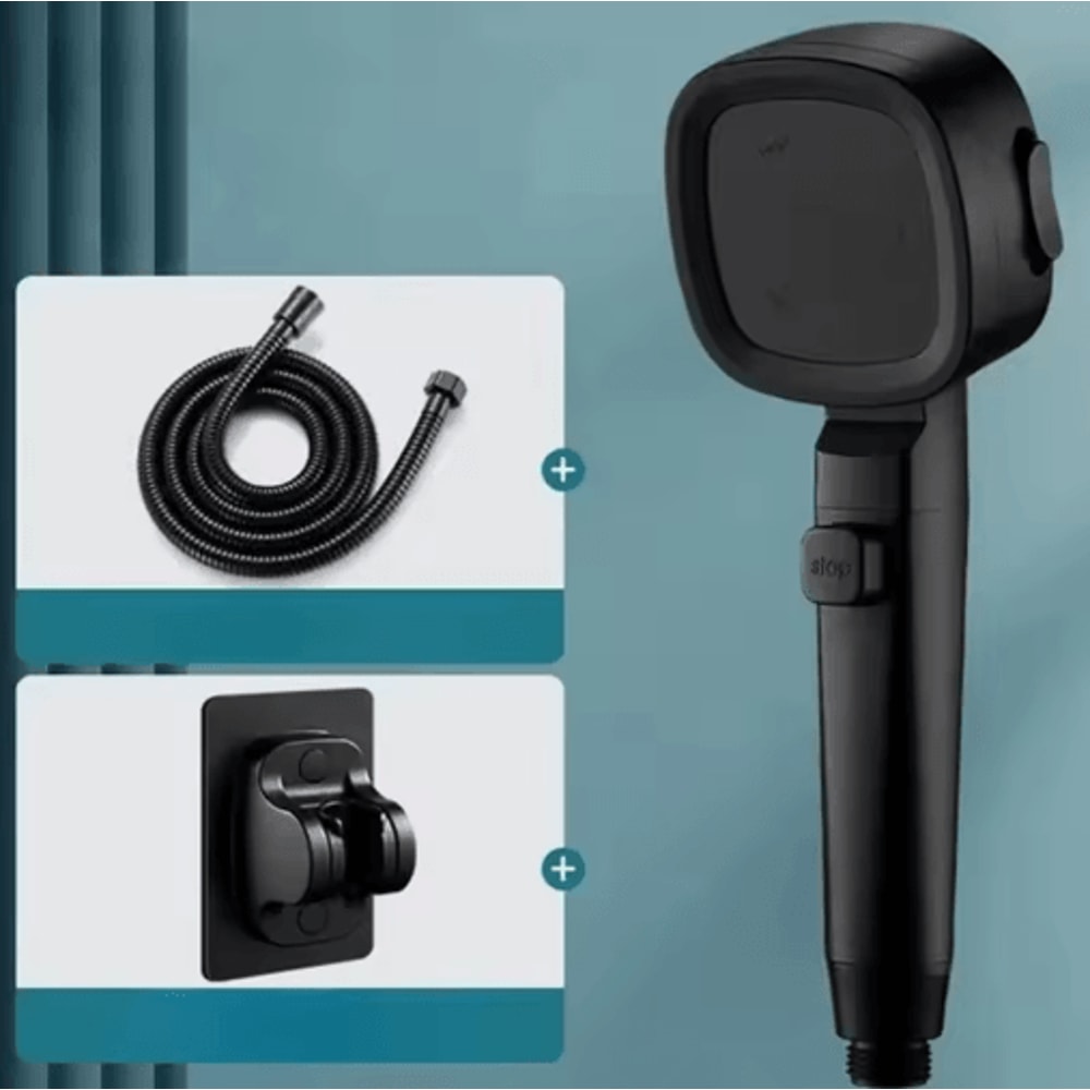High Pressure 3Mode Shower Head With Water Saving OneTouch Control 2