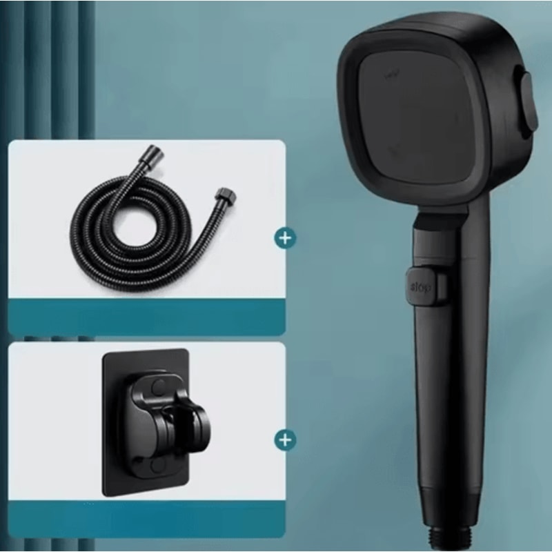 High Pressure 3Mode Shower Head With Water Saving OneTouch Control 2