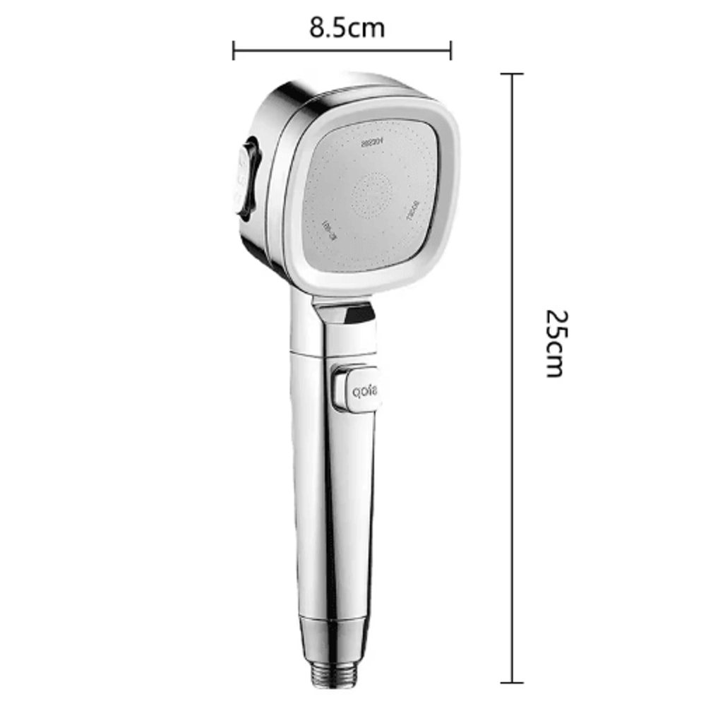 High Pressure 3Mode Shower Head With Water Saving OneTouch Control 7