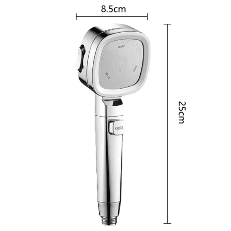 High Pressure 3Mode Shower Head With Water Saving OneTouch Control 7