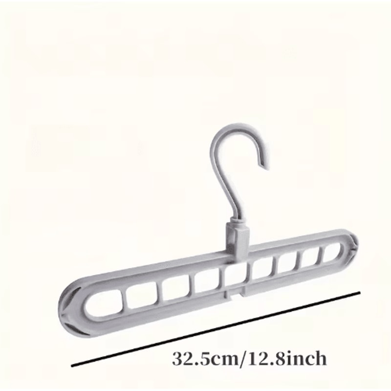 Foldable MultiFunction Clothes Hanger For SpaceSaving Closet Organization 5