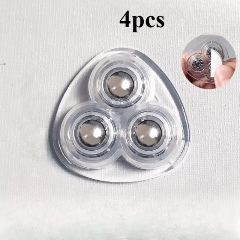 4PCS Adhesive Mini Universal Wheels For Easy Furniture Movement 2