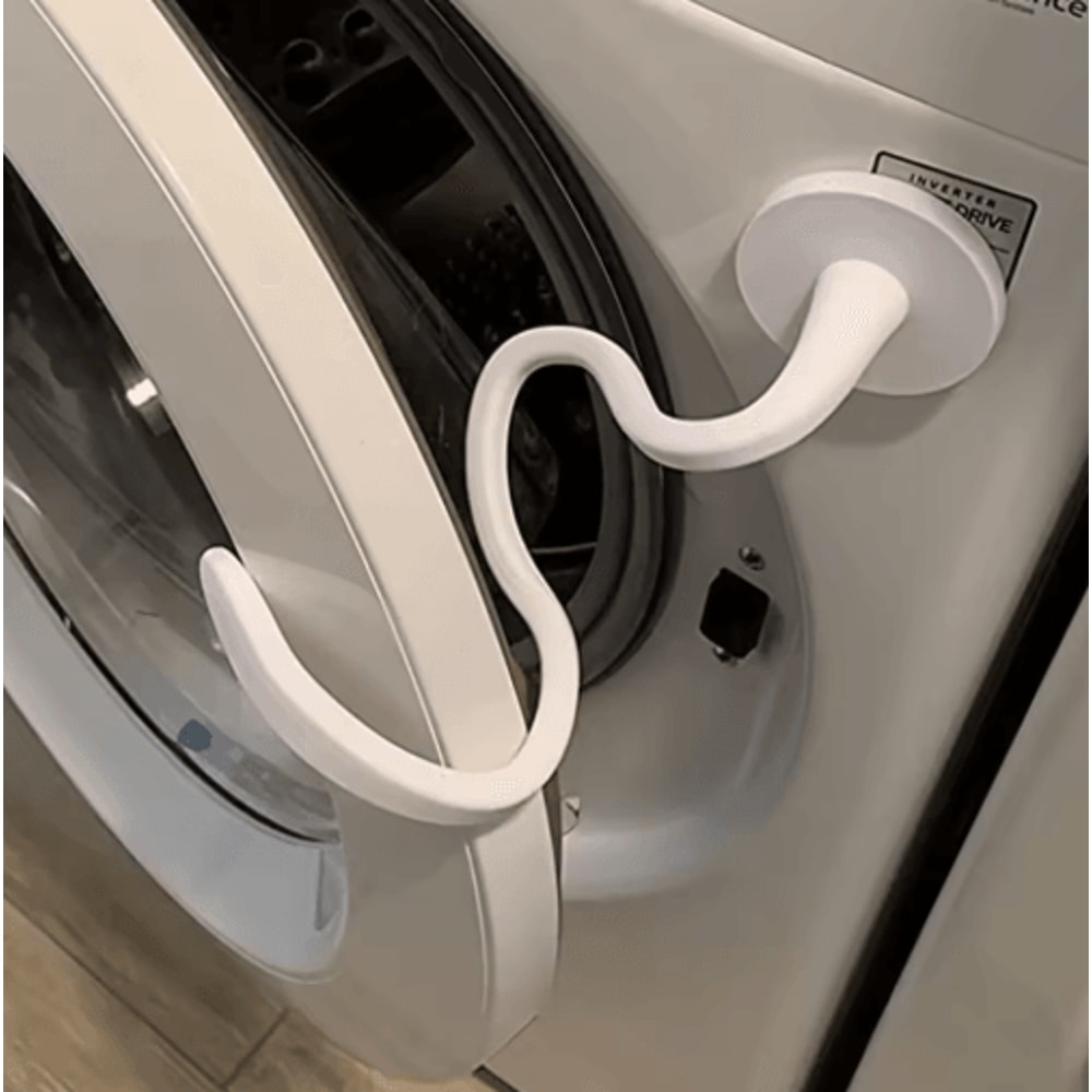 Magnetic Washer Door Prop For Front Load Machines With Flexible Fit 1