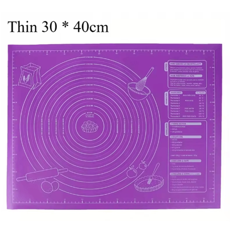 NonStick Silicone Baking Mat With Measurement Guide For Easy Dough Rolling 3