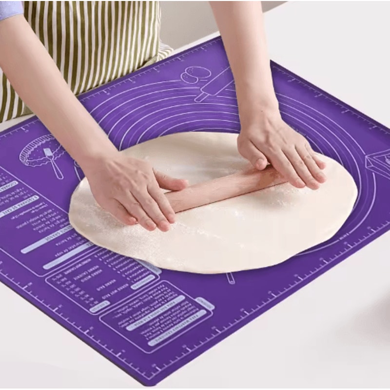 NonStick Silicone Baking Mat With Measurement Guide For Easy Dough Rolling 6