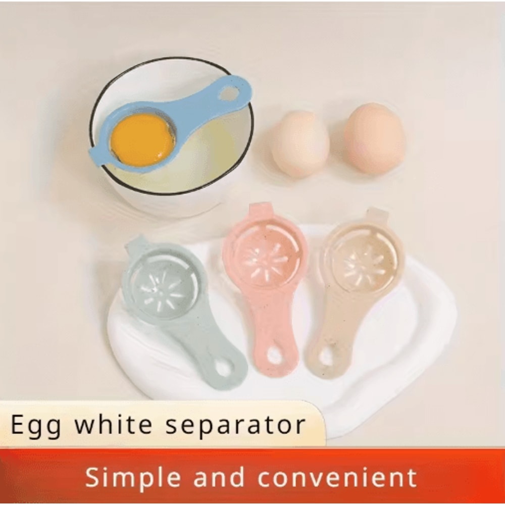 EcoFriendly Wheat Straw Egg Separator For Easy Yolk White Separation 7