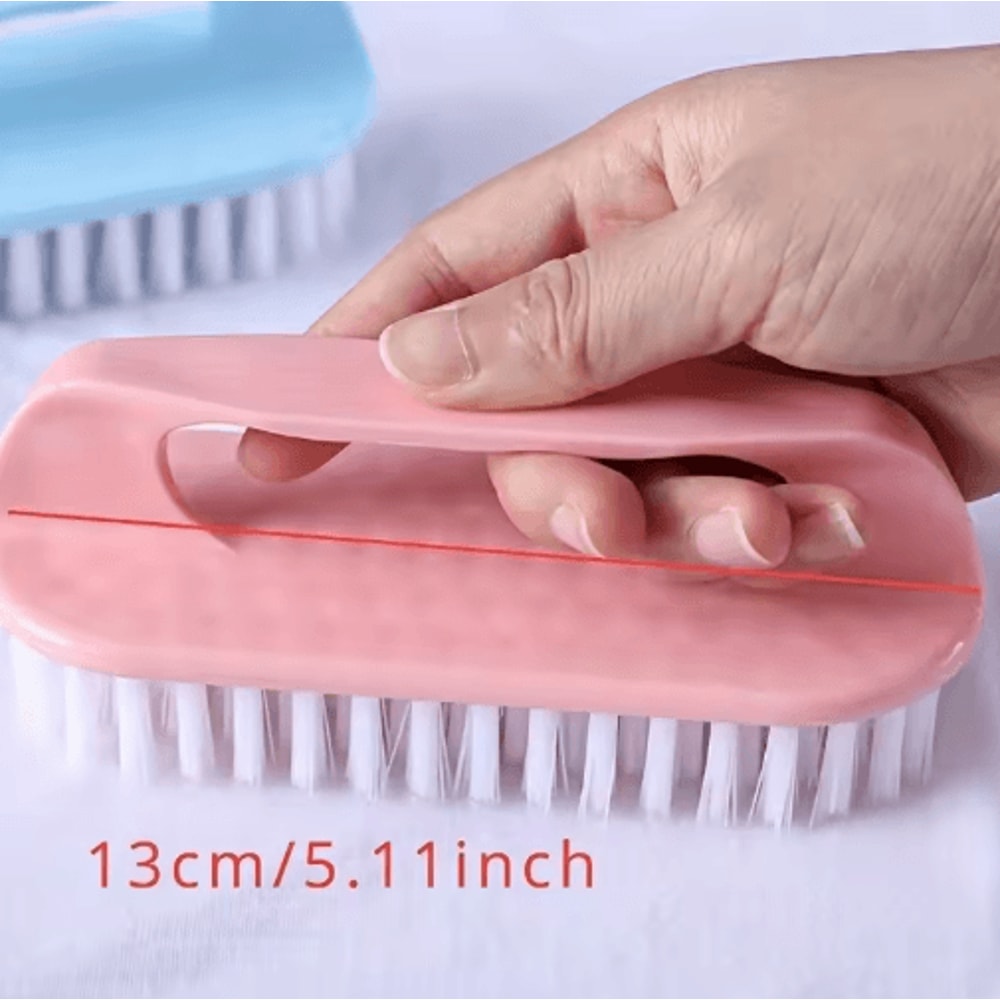 MultiPurpose Handheld Cleaning Brush For Shoes Laundry Bathroom Use 0