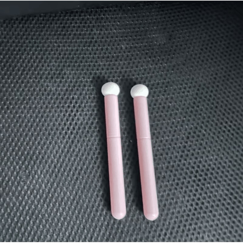 2PCS Precision Concealer Brush Set With Soft Sponge For Flawless Coverage 4