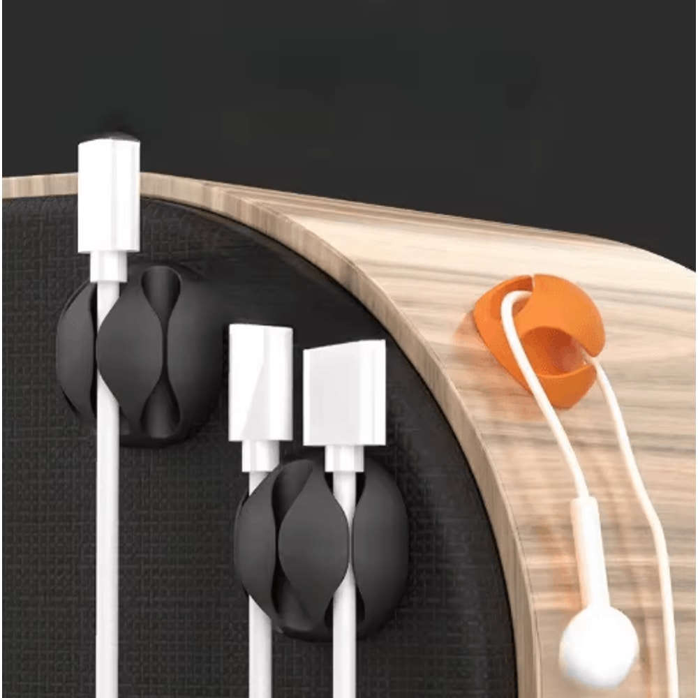 MultiPiece Desk Cable Organizer Clips For Neat TangleFree Setup 6