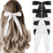 Elegant Satin Ribbon Bow Hair Clip For Stylish Everyday Party Looks 8