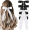 Elegant Satin Ribbon Bow Hair Clip For Stylish Everyday Party Looks 8
