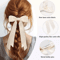 Elegant Satin Ribbon Bow Hair Clip For Stylish Everyday Party Looks 9