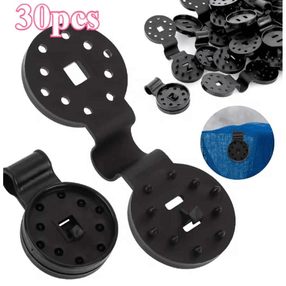 30PCS Heavy Duty Sunshade Net Clips For Garden Tarp Tent Fixing 1