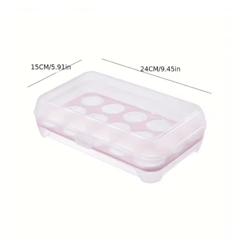 Large Capacity Egg Storage Container For Refrigerator Organization 3
