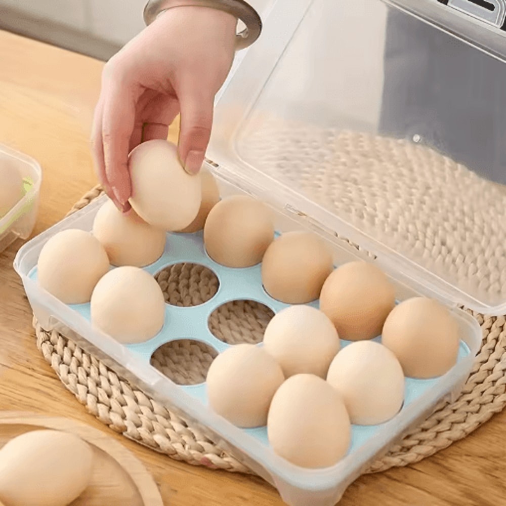 Large Capacity Egg Storage Container For Refrigerator Organization 6
