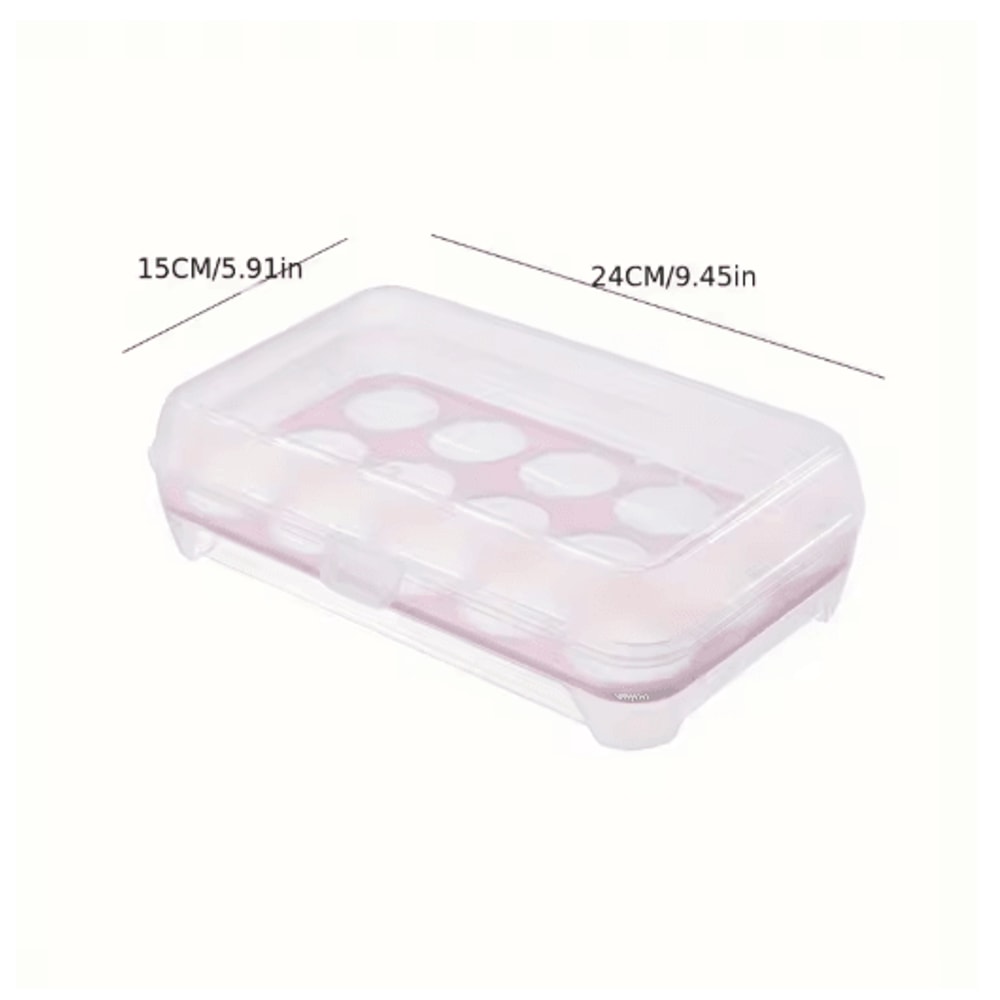 Large Capacity Egg Storage Container For Refrigerator Organization 9