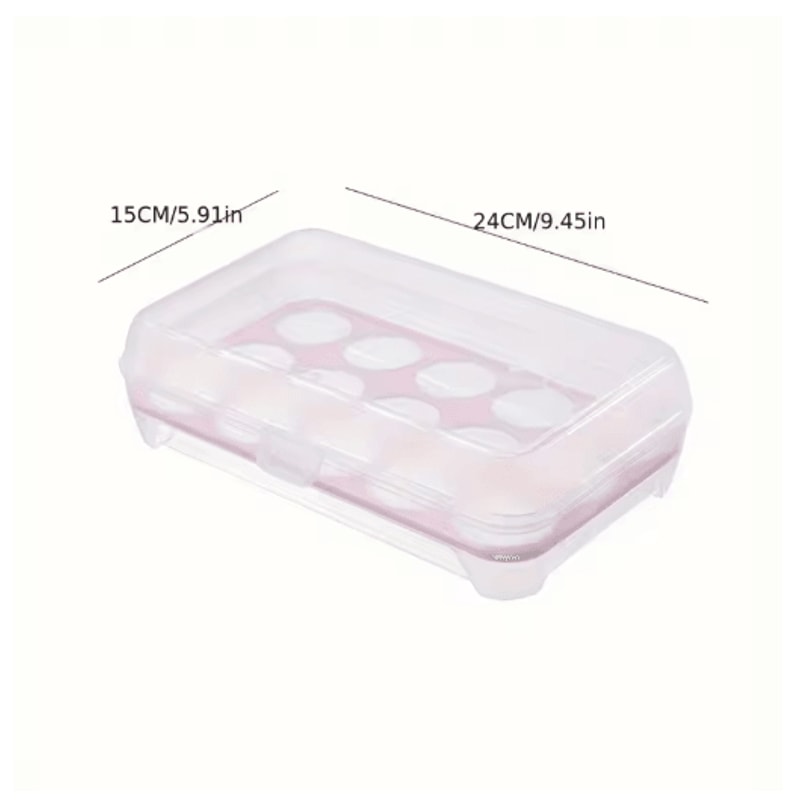 Large Capacity Egg Storage Container For Refrigerator Organization 9