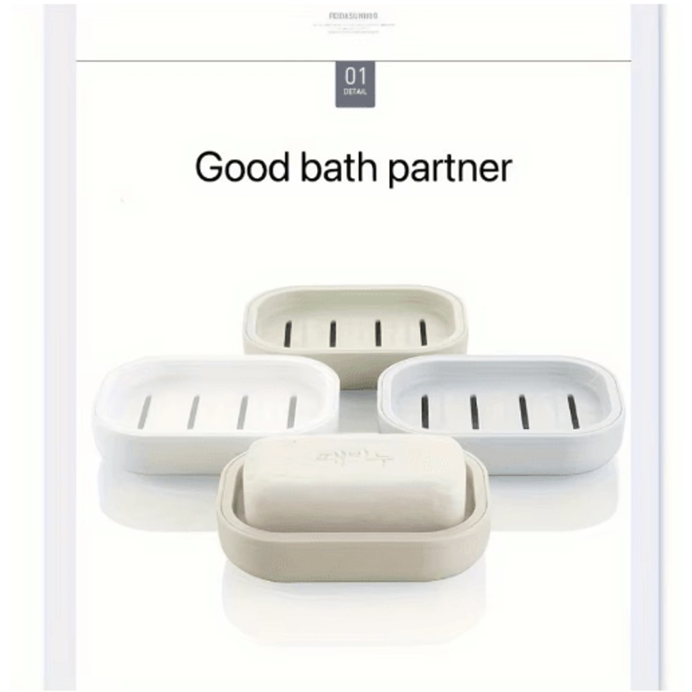 Double Layer Travel Soap Box With Drain Tray For Clean Dry Storage 6