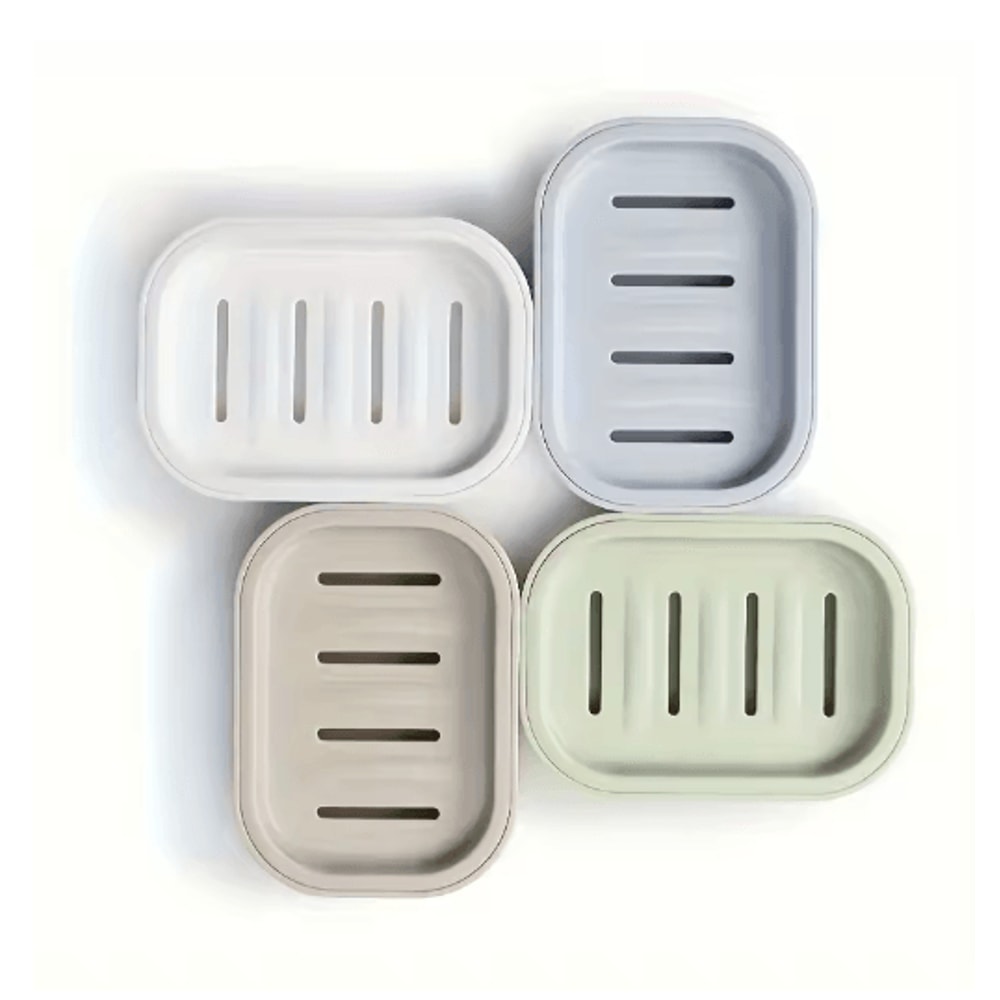 Double Layer Travel Soap Box With Drain Tray For Clean Dry Storage 0