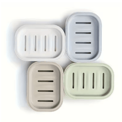 double layer travel soap box with drain tray for clean & dry storage