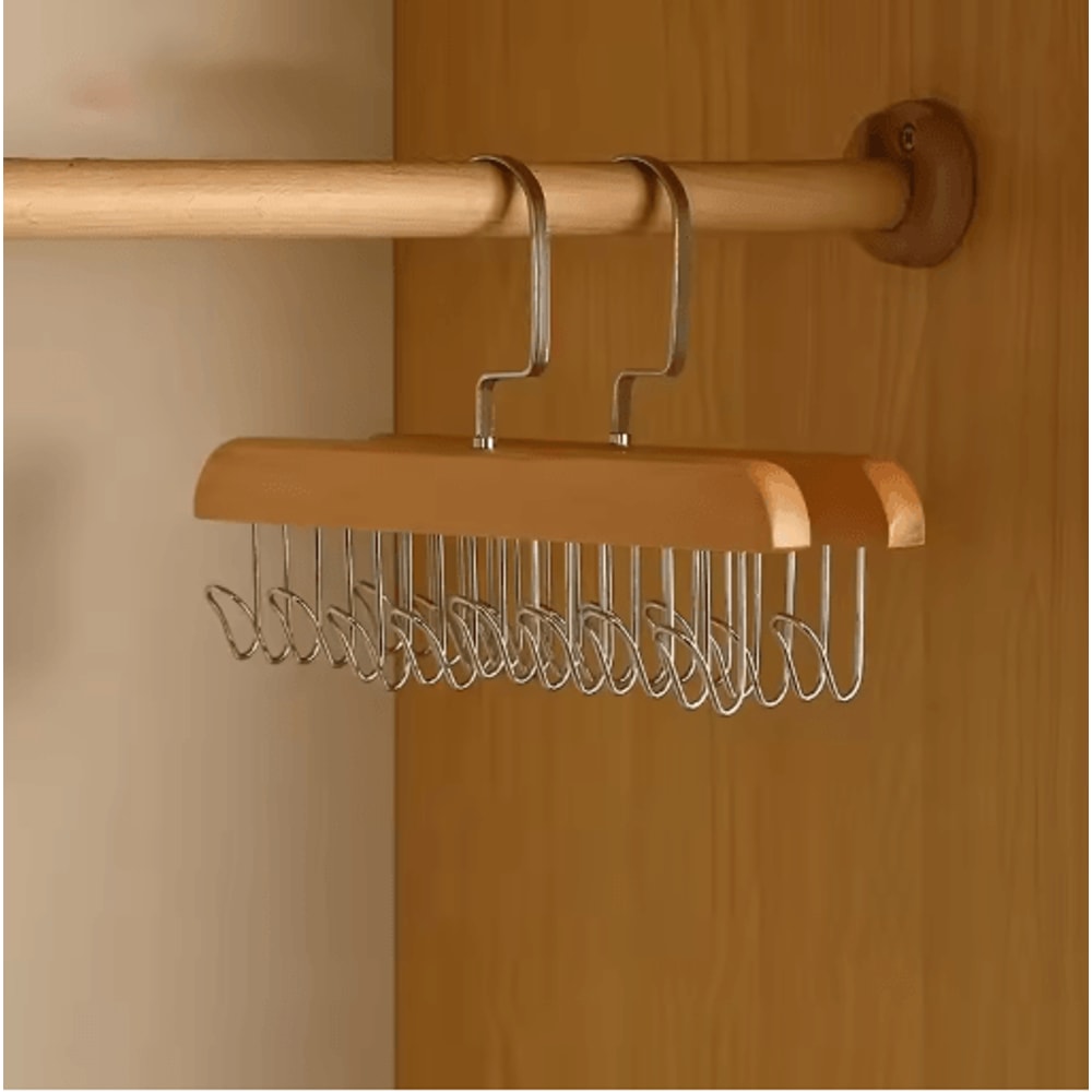 MultiFunction Clothes Hanger For Belts Ties Hats Accessories 5