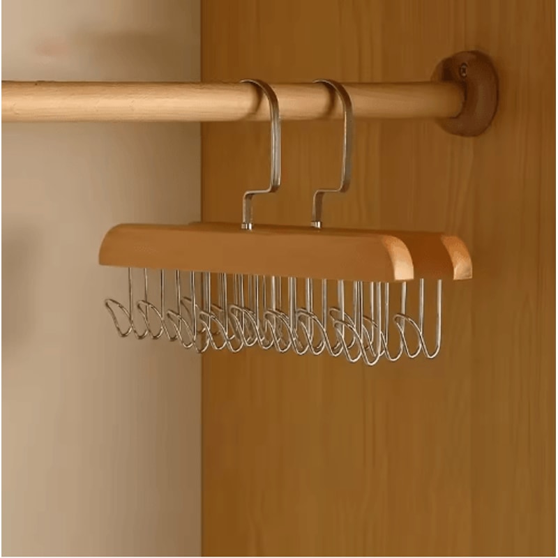 MultiFunction Clothes Hanger For Belts Ties Hats Accessories 5