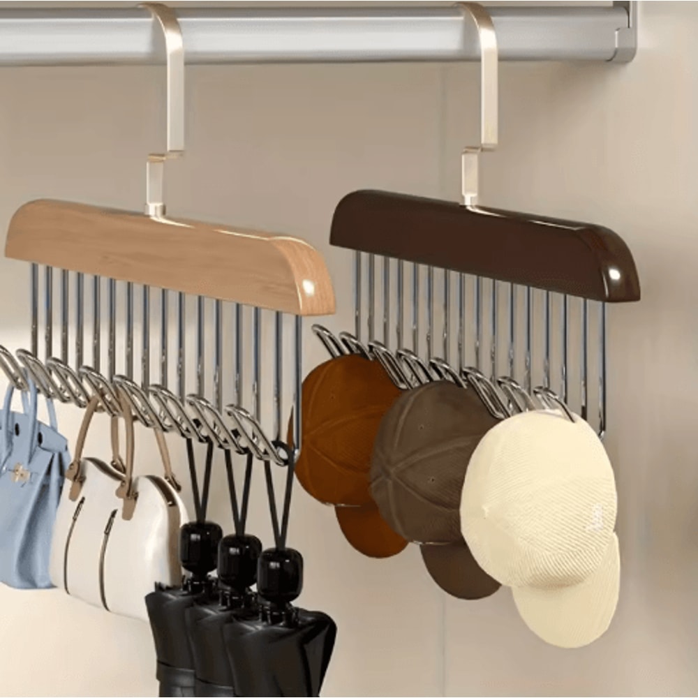 MultiFunction Clothes Hanger For Belts Ties Hats Accessories 6