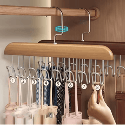 multi-function clothes hanger for belts ties hats & accessories