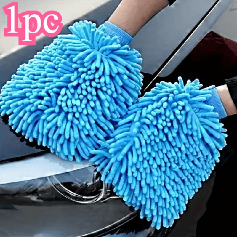 Scratch Free Microfiber Car Cleaning Glove For Safe Easy Washing 2