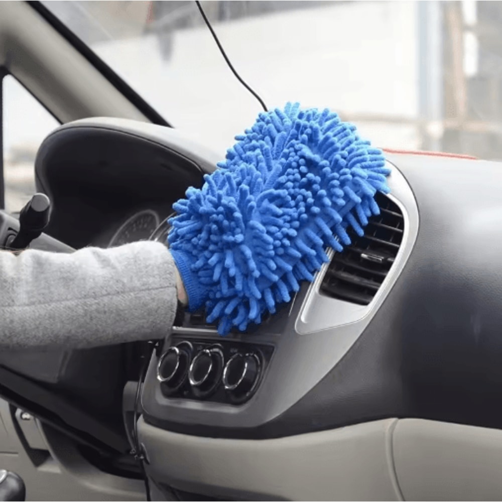 Scratch Free Microfiber Car Cleaning Glove For Safe Easy Washing 4