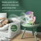 Portable USB Desk Fan With 180 Rotation Colorful LED Light 6