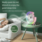 Portable USB Desk Fan With 180 Rotation Colorful LED Light 6