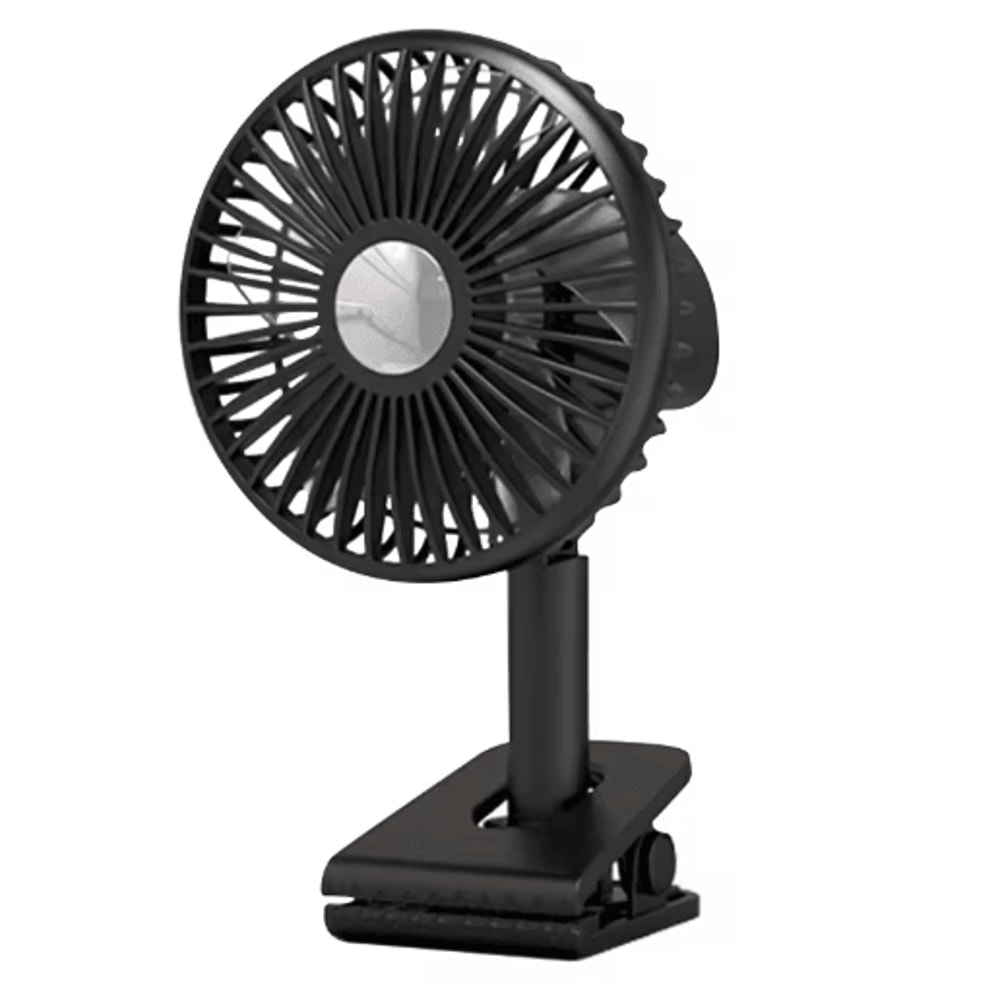 Hipacool 360 Oscillating Portable Car Fan With USB Rechargeable Battery RGB Light 2