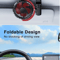 Hipacool Portable Car Cooling Fan USB Rechargeable ClipOn 900 Rotating Air Cooler 5
