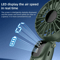 3in1 Portable Hand Fan USB Rechargeable Mini Desk Neck Fan With Phone Holder 2