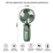 3in1 Portable Hand Fan USB Rechargeable Mini Desk Neck Fan With Phone Holder 5