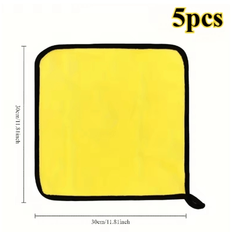 Premium Microfiber Car Cleaning Towel Set UltraAbsorbent Auto Detailing Cloth 510PCS 2