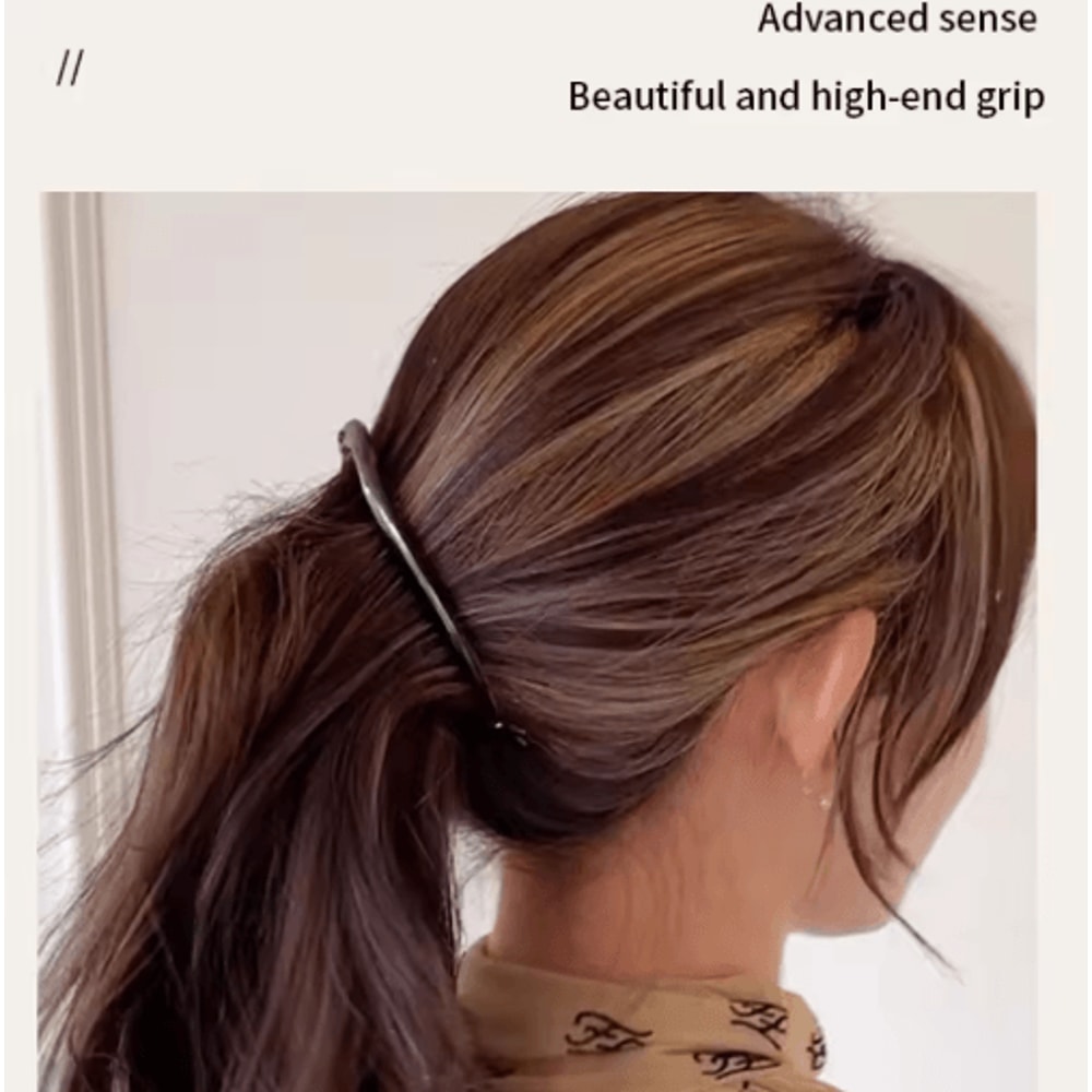 Modern Fish Tail Hair Clip Set Stylish Plastic Hairpin For Everyday Occasion Styling 14PCS 6